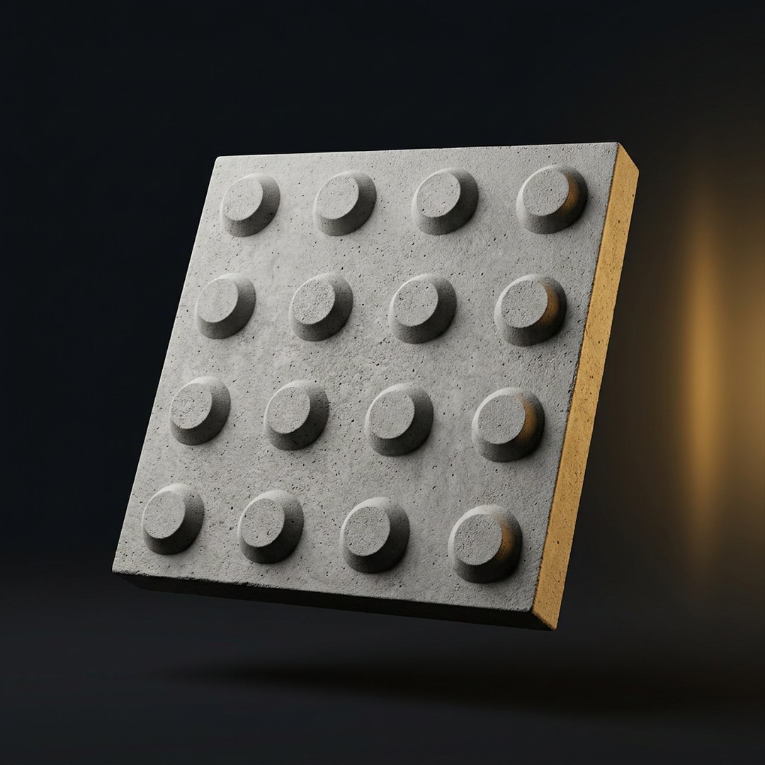 Piso Tátil de Alerta 20x20